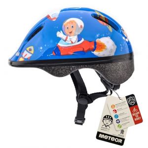 Meteor Casque V&eacute;lo Enfant VTT et VTC Unisexe Casque de Cyclisme de R&eacute;glable de Sport pour BMX Skate Scooter Patines Con&ccedil;u pour la S&eacute;curit&eacute; des Utilisateur