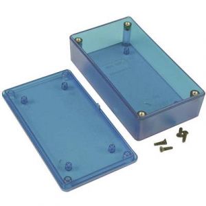 Hammond Electronics Bo&icirc;tier universel 1591XXBTBU ABS bleu (transparent) 113 x 63 x 31 1 pc(s)