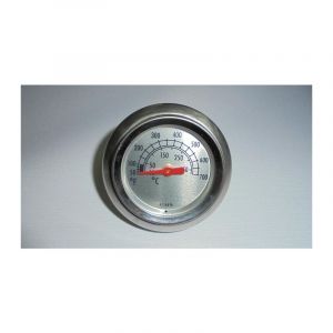 Barbecook Thermomètre pour barbecue gaz Spring, Kaduva, Vanilla - Argent