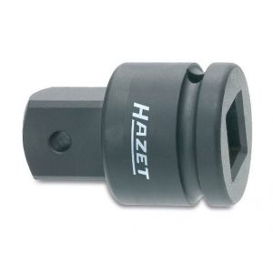 Hazet Adaptateur à chocs - Carré creux 20 mm (3/4 pouce) - Carré massif 25 mm (1 pouce) - Longueur totale: 65 mm - 1007S-2