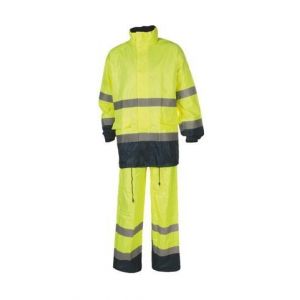 Euro Protection Ensemble de pluie jaune / noire - Hi-Way - Coverguard - Taille (lettre) - XXL