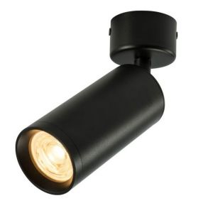 Barcelona led Spot pour ampoule GU10 Orientable 360&ordm; 'L' | Noir