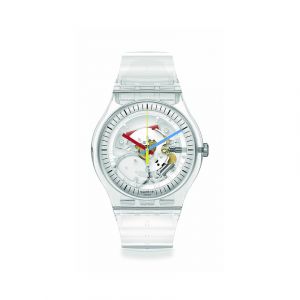 Swatch Bracelet silicone et plastique homme - Montre CLEARLY NEW GENT