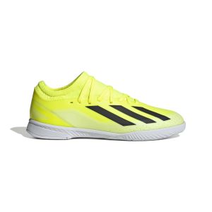 Adidas Chaussure X Crazyfast League Indoor - Team Solar Yellow 2 / Core Black / Cloud White, Team Solar Yellow 2 / Core Black / Cloud White - Taille 33