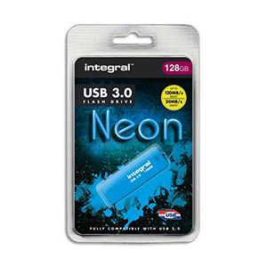 Image de Integral INFD128GBNEON - Clé USB 3.0 128 Go néon