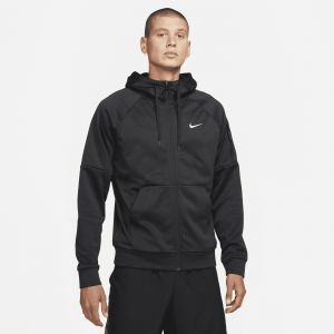 Nike Haut de fitness à zip Therma-FIT Therma pour homme - Noir - Taille M - Male