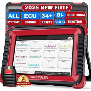 KINGBOLEN K8 Outil Diagnostic Voiture pour Systèmes CompletsBidirectionnel Diagnostic Auto OBD II avec 36+ Services Code ECU