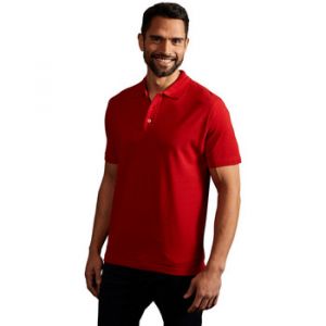 Image de Promodoro Polo supérieur Hommes, XS, rouge feu