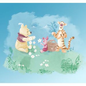 Komar Papier Peint intiss&eacute; Disney Winnie l'ourson et ses amis pique-nique 300 cm x 280 cm