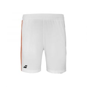 Babolat Play Shorts Hommes - Blanc, Orange