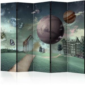 Artgeist Paravent 5 Volets "City of the Future" 172x225cm