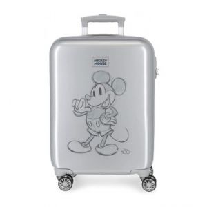 Valise cabine Mickey "100" silver 10516