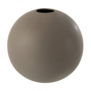 Vase Design "Boule Céramique" 25cm Gris Prix