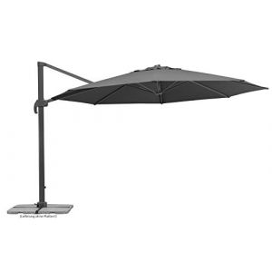 Schneider Electric Parasol Rhodos Grande - 400 cm - Anthracite - 789-15 - Armature en aluminium ...