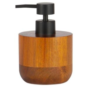 Wadiga Distributeur de savon en bois marron