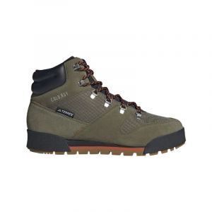 Adidas Homme Terrex Snowpitch Cold.RDY Hiking Shoes Chaussures de randonnée, Olive Strata/Bronze Strata/Orange, 42 2/3 EU