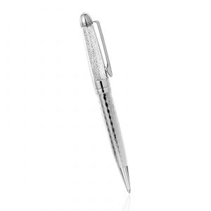 Cleor Stylo en Laiton Blanc et Oxyde Blanc