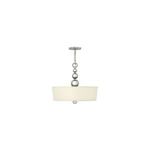 Hinkley Chandelier Zelda 3x60W Nickel Poli