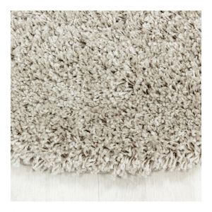 Allotapis Tapis shaggy uni rond Gadol &Oslash; 120 Beige