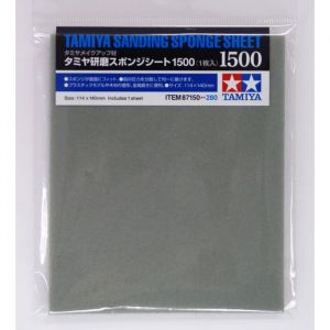 Tamiya 300087150 – éponge de ponçage grain de 1500