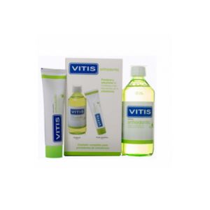 Vitis Orthodontic dentifrice 100 ml + bain de bouche 500 ml