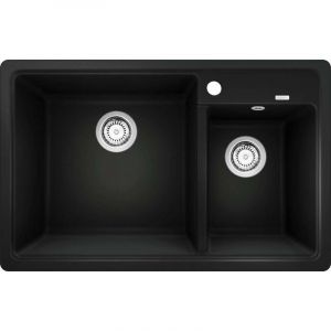 Blanco Legra 8 - Évier en silgranit, 78x50 cm, noir 526223