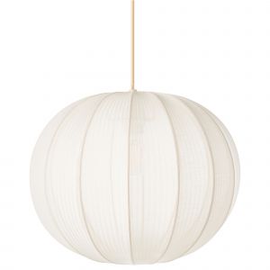 Beliani Lampe Suspension Marieta Matière Synthétique Blanc