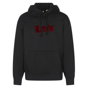 Levi's Sweat avec manches longues et col à capuche coton noir