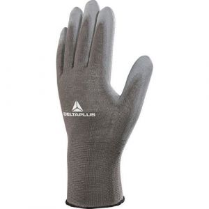 Delta Plus Gants De Manutention Tricot Pes/pu Gris 11 - Ve702pgs11