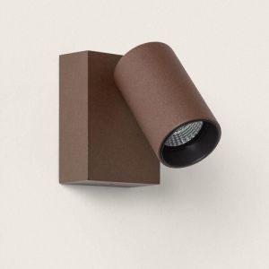 TechBrey Applique Murale Extérieure LED 10W Aluminium CCT Sélectionnable Kuriya Rouille