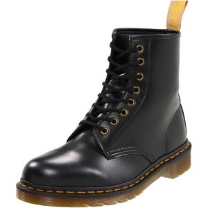 Dr. Martens Vegan 1460 simili Femme-40-Noir