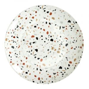 Lot de 6 iettes Plates "Terrazzo" 26cm Blanc Prix