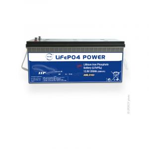 Image de Nx Batterie Lithium Fer Phosphate LiFePO4 POWER UN38.3 (2560Wh) 12V 200Ah M8-F