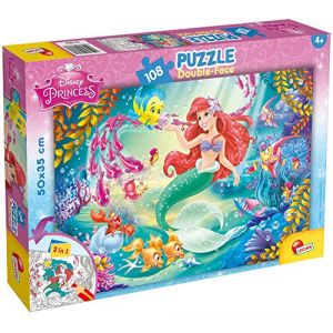 Image de Lisciani Giochi Puzzle double face Plus 108 The Little Mermaid