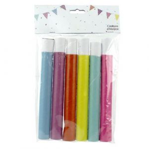 6 sarbacanes sécurisées happy color - générique 22152hc2