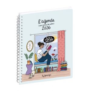 Exacompta 2110203E Agenda de bureau Gomargu 15 x 21 cm Semainier Janvier à Décembre 2026