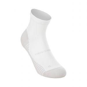 Odlo Performance Run Quarter Chaussettes de running Unisex-blanc, Taille 42-44