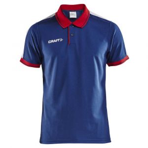 Craft Polo à Manches Courtes Pro Control XS Navy / Bright Red