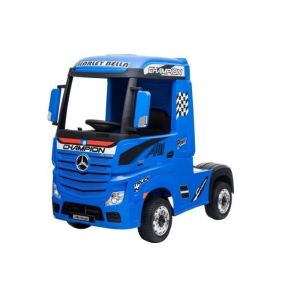 Camion électrique pour enfants Mercedes Actros 12v - ATAA - Bleu - 4 moteurs - Télécommande pour parents