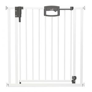 Geuther Barrière de porte à pression Easylock Plus métal 88,5 cm - 96,5 cm Blanc