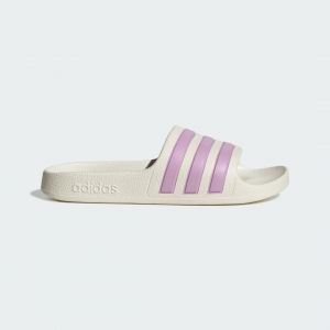 Adidas Mixte enfant Adilette Aqua Slides Kids, off white/bliss lilac/off white, 36 EU