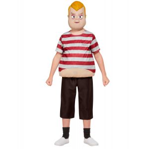 Smiffy's Déguisement Pugsley Famille Addams enfant - Couleur Multicolore - Taille 4-6 ans (115/128 cm)