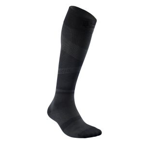 Image de Thuasne Chaussettes Longues de R&eacute;cup&eacute;ration UP RECOVERY - Compression D&eacute;gressive de la Cheville vers le Mollet - Fabriqu&eacute;es en France - Noir, 43-46 Taille M - Long