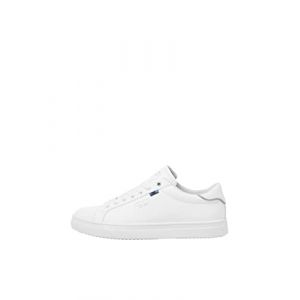 Jack & Jones Homme JFWBALE PU Sneaker Noos Basket, Bright White, 42 EU