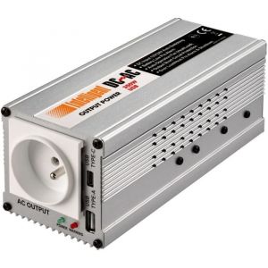 Thomson Convertisseur de tension - Auto 12/24/220 V - 350 W - Ports USB-A + USB-C