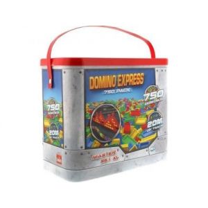 Goliath Maxi Baril XL Domino Express 750 pieces Piste 20 m Pack recharge parcours dominos cascades Set Jeu construction et carte