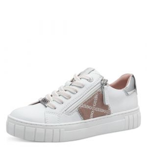 Marco Tozzi Femme Damen by Guido Maria Kretschmer Sneaker 2-83703-44 Basket, Poudre Blanche, 37 EU