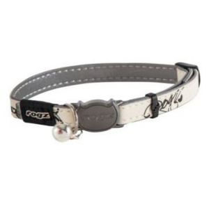 Image de Rogz Rogs Catz GlowCat Collier pour chat Black Cat