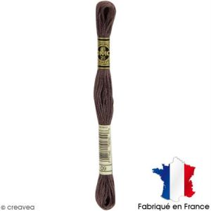 Dmc Fil &agrave; broder moulin&eacute; sp&eacute;cial Brun noisette 09 - Echevette 8 m