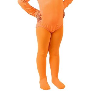 Ruedelafete Collants enfant 140-152 cm, Orange